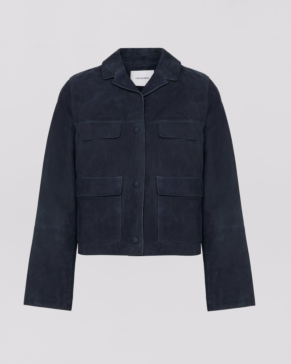 Livia | Cropped Utility Jacket - Midnight Navy – photo 4