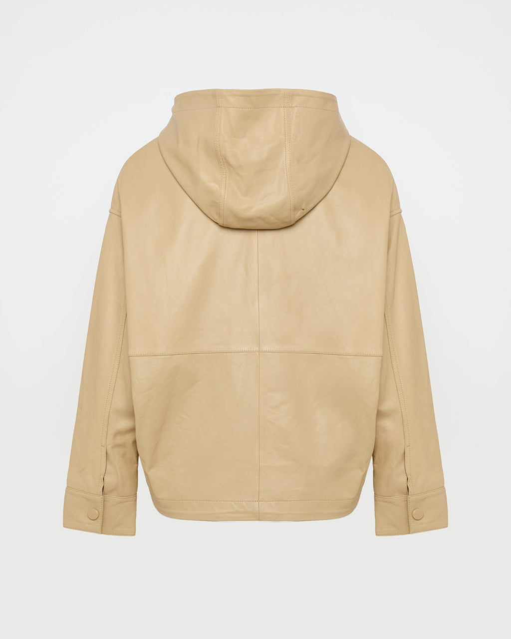 Maren | Zip-Front Hooded Jacket - Oat – photo 6