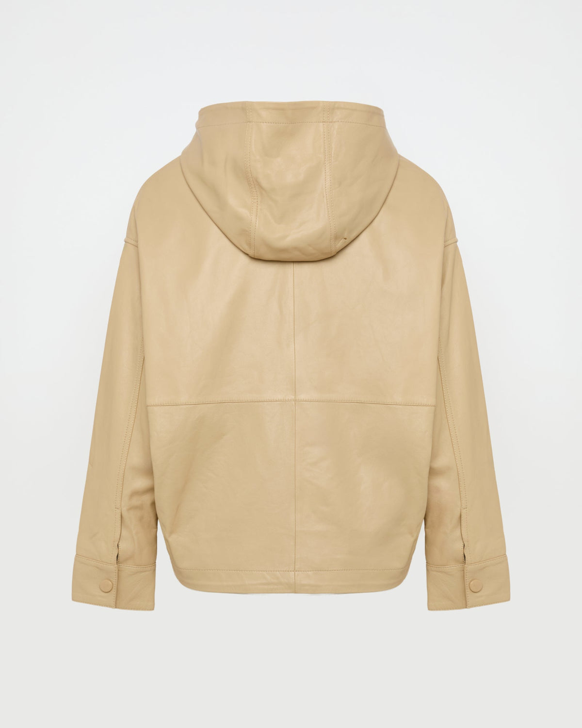 Maren | Zip-Front Hooded Jacket - Oat – photo 6