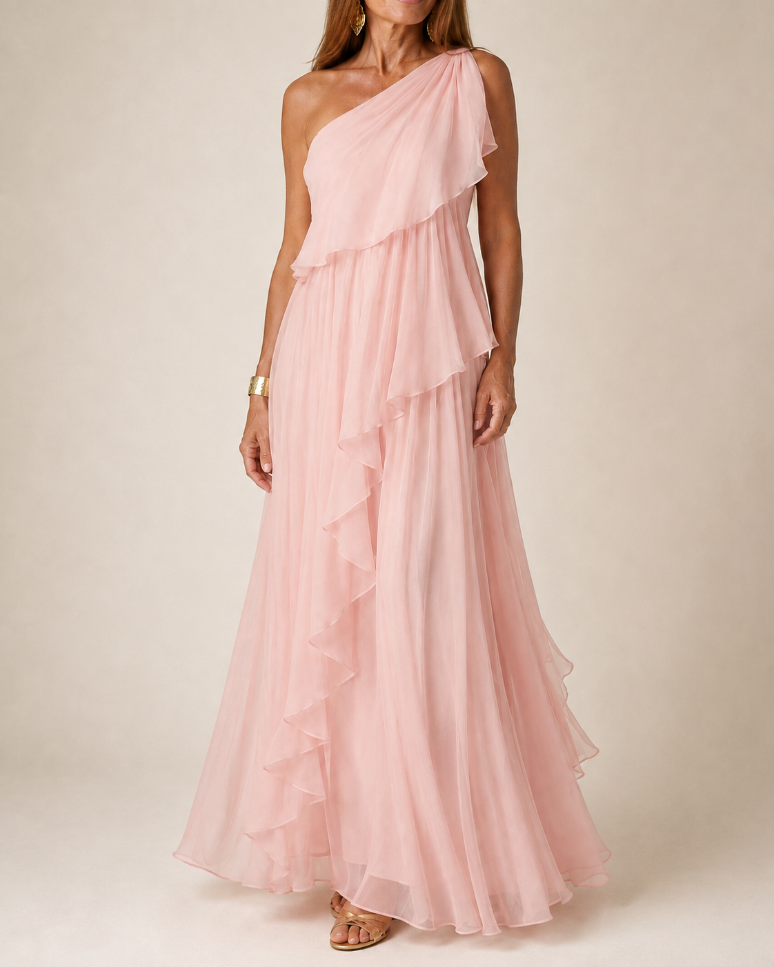 Marlowe | Cascading Ruffle Maxi Dress – photo 2