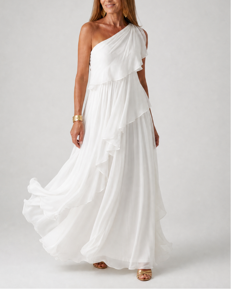 Marlowe | Cascading Ruffle Maxi Dress – photo 3