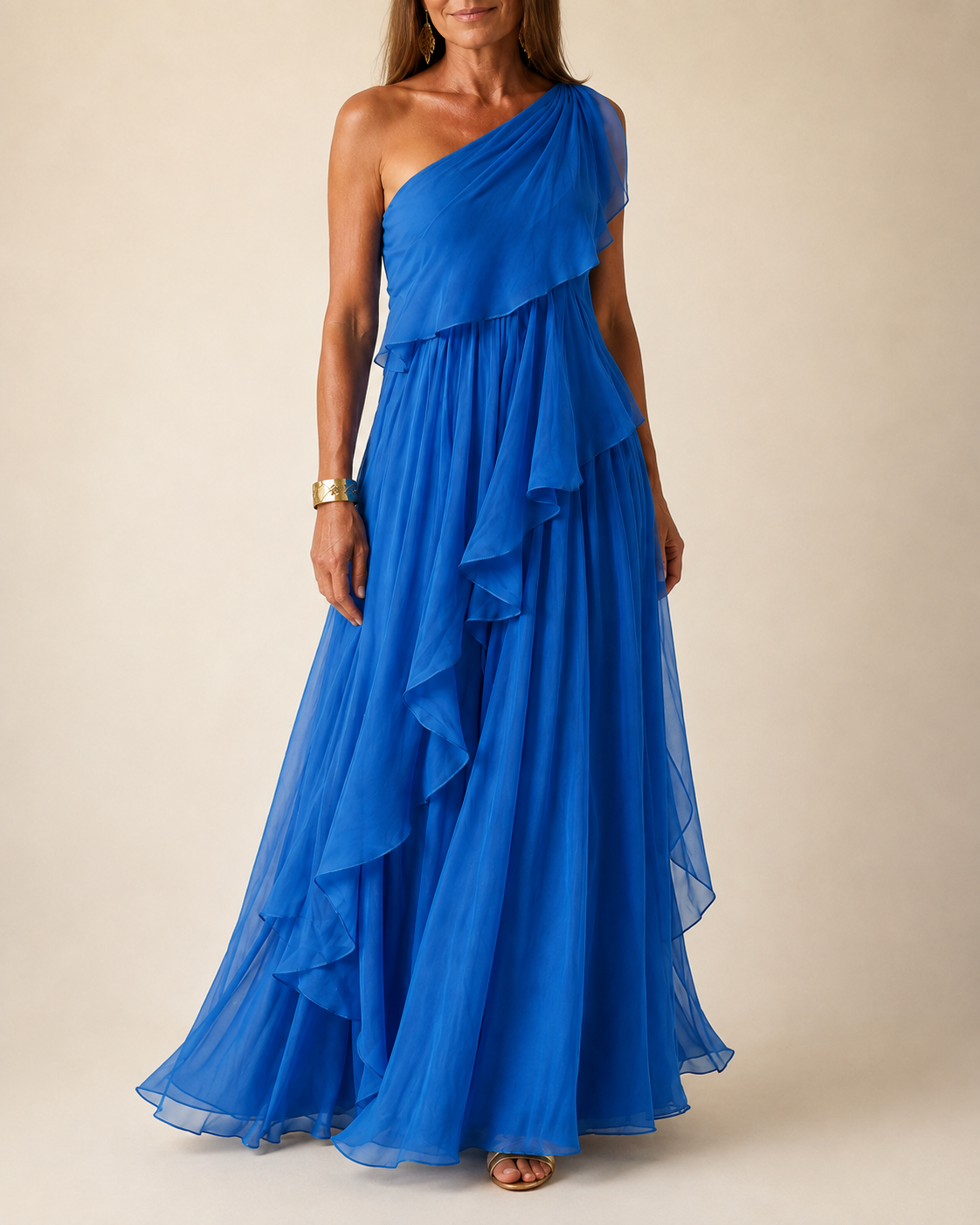 Marlowe | Cascading Ruffle Maxi Dress – photo 4