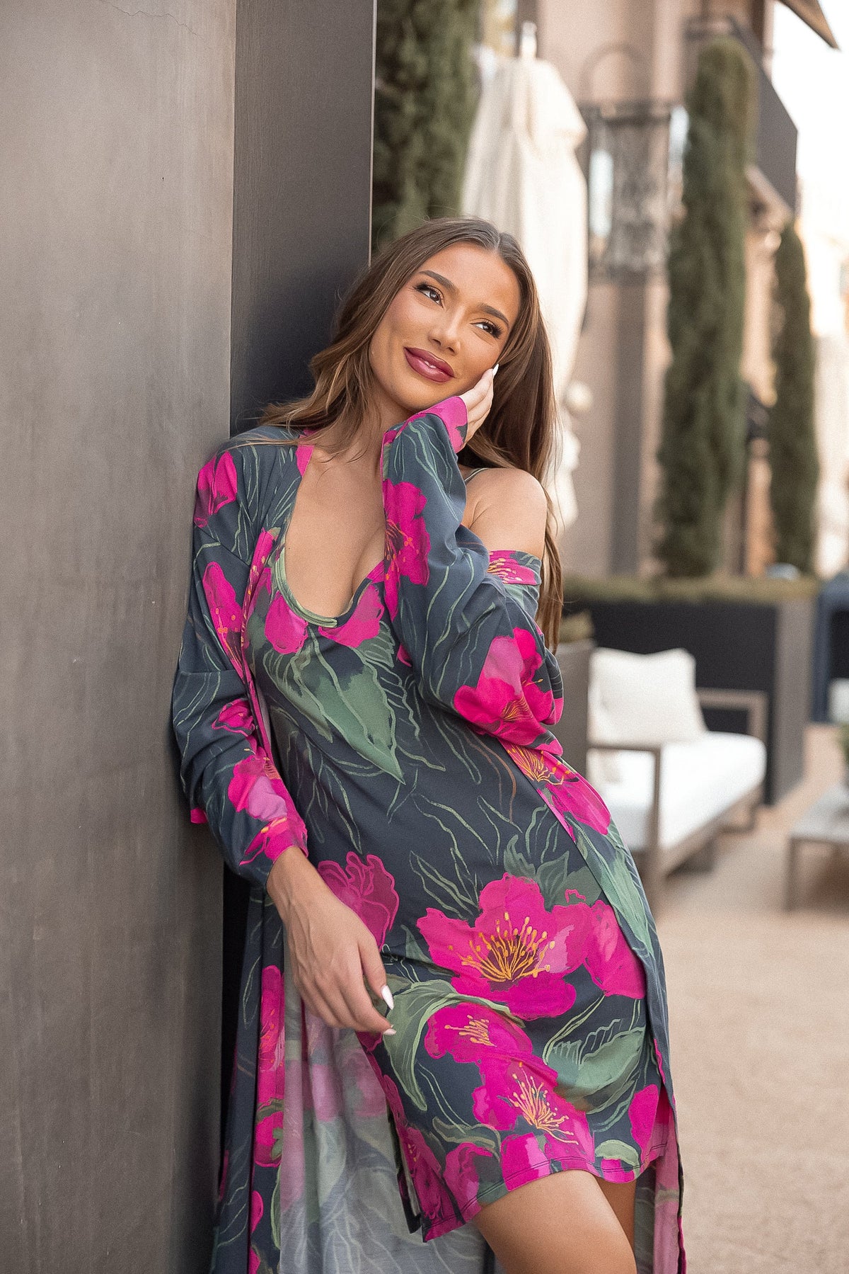 Marlowe Slip Dress - Meadow Floral – photo 2