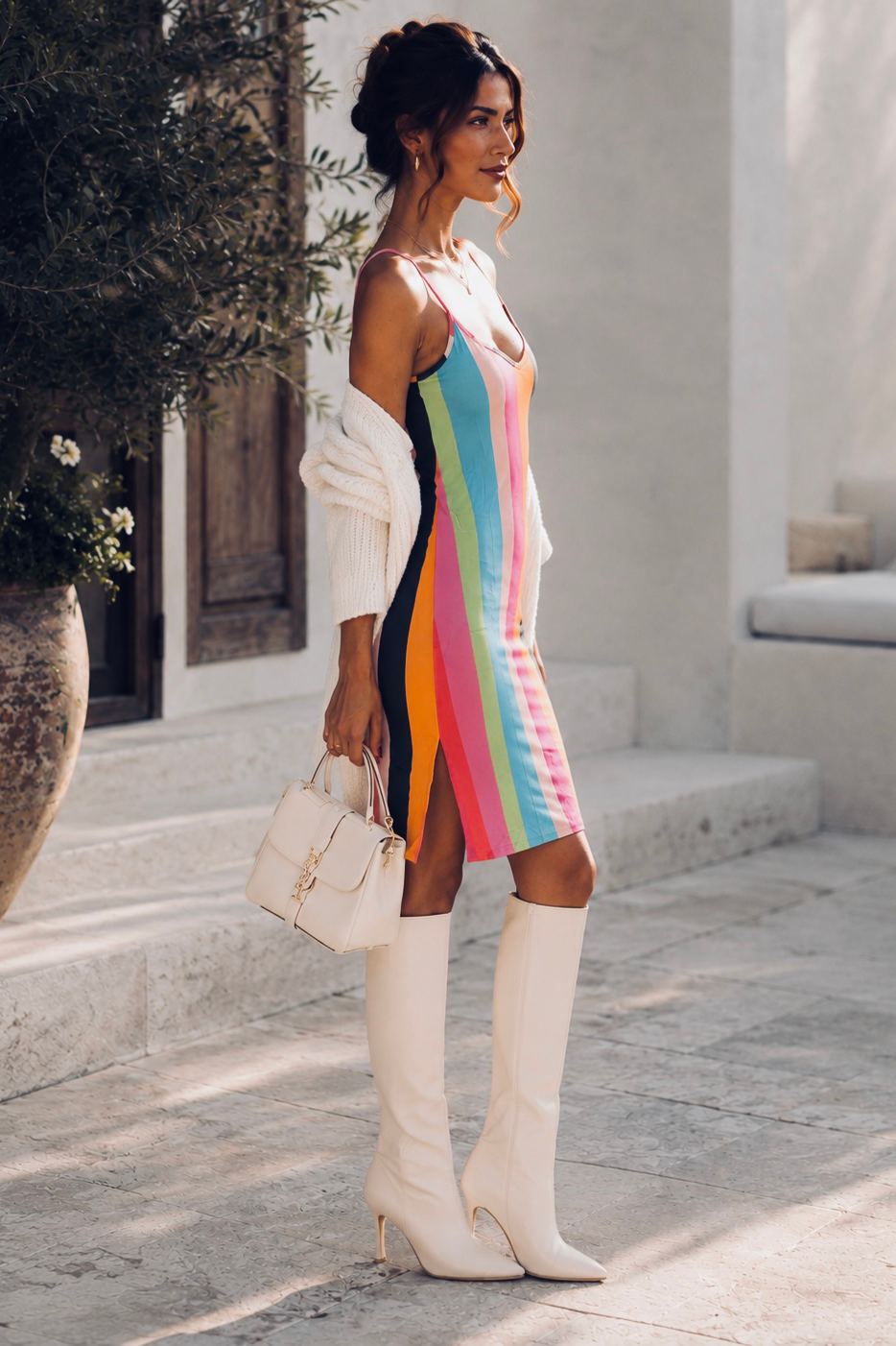 Marlowe Slip Dress - Riviera Stripe – photo 2