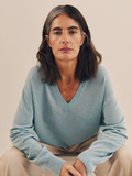 Odile | Soft Knit V-Neck Jumper | Velbrooke