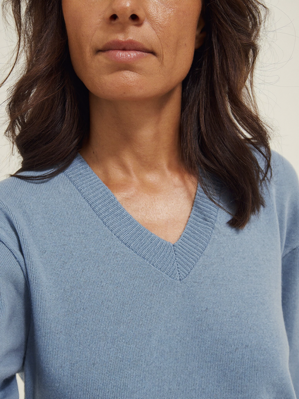 Odile | Soft Knit V-Neck Jumper – photo 2