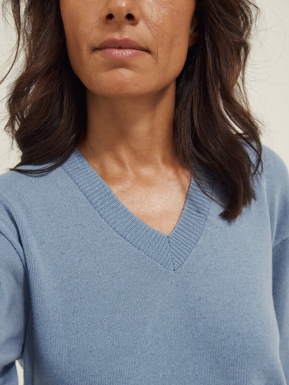 Odile | Soft Knit V-Neck Jumper – photo 2
