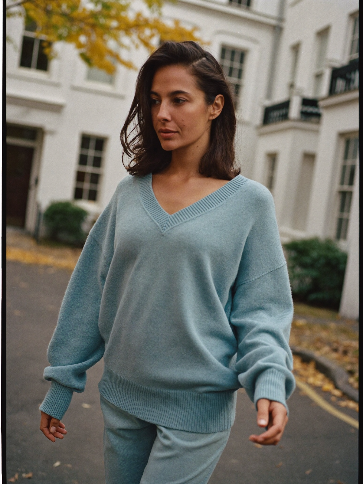 Odile | Soft Knit V-Neck Jumper – photo 3
