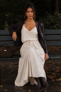 Ottilie Maxi Dress - Oat | Velbrooke