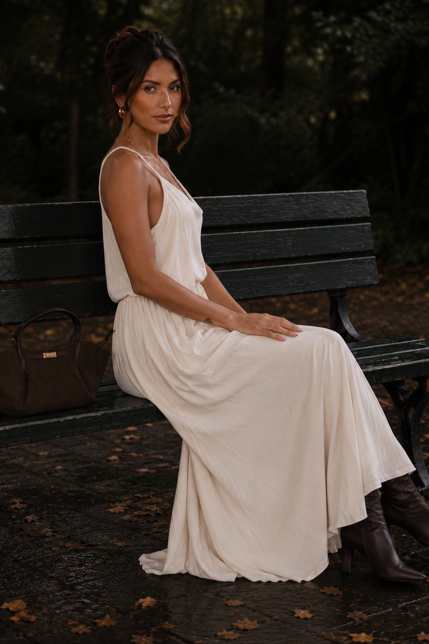 Ottilie Maxi Dress - Oat – photo 5