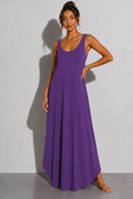 Rosalind Midi Dress - Amethyst | Velbrooke