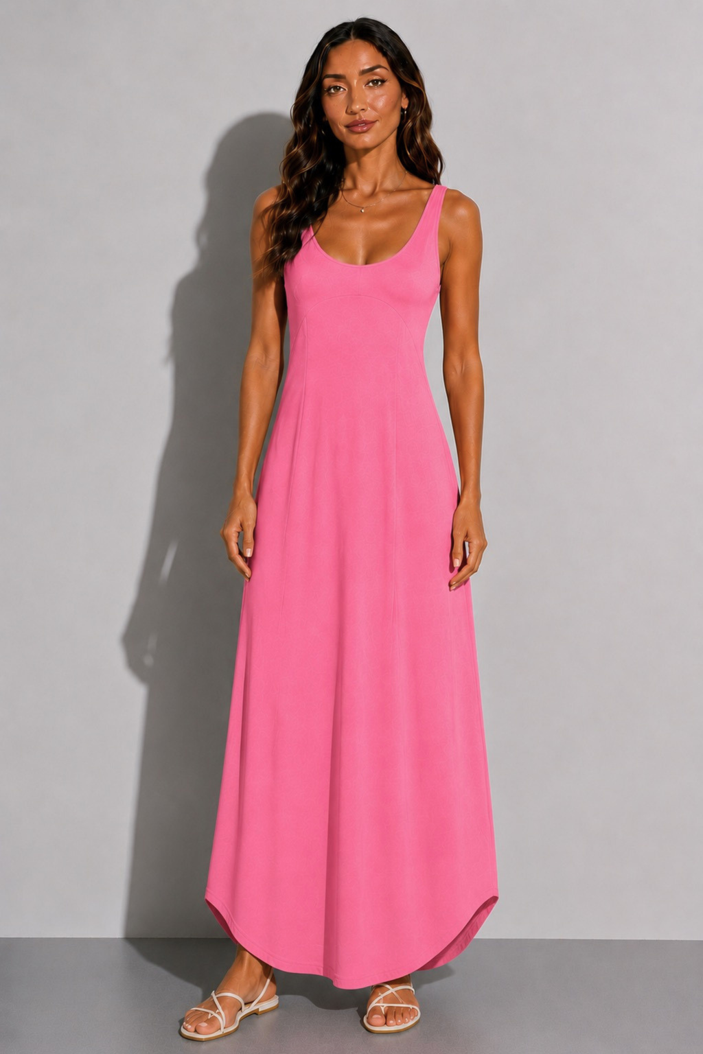 Rosalind Midi Dress - Fuchsia – photo 2