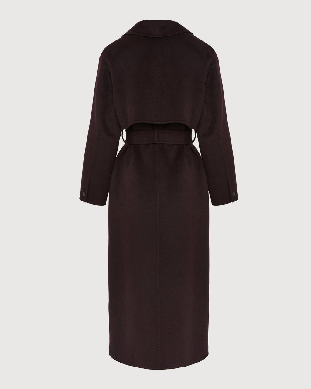 Rosamund | Ankle-Length Double-Face Trench Coat - Burgundy – photo 7