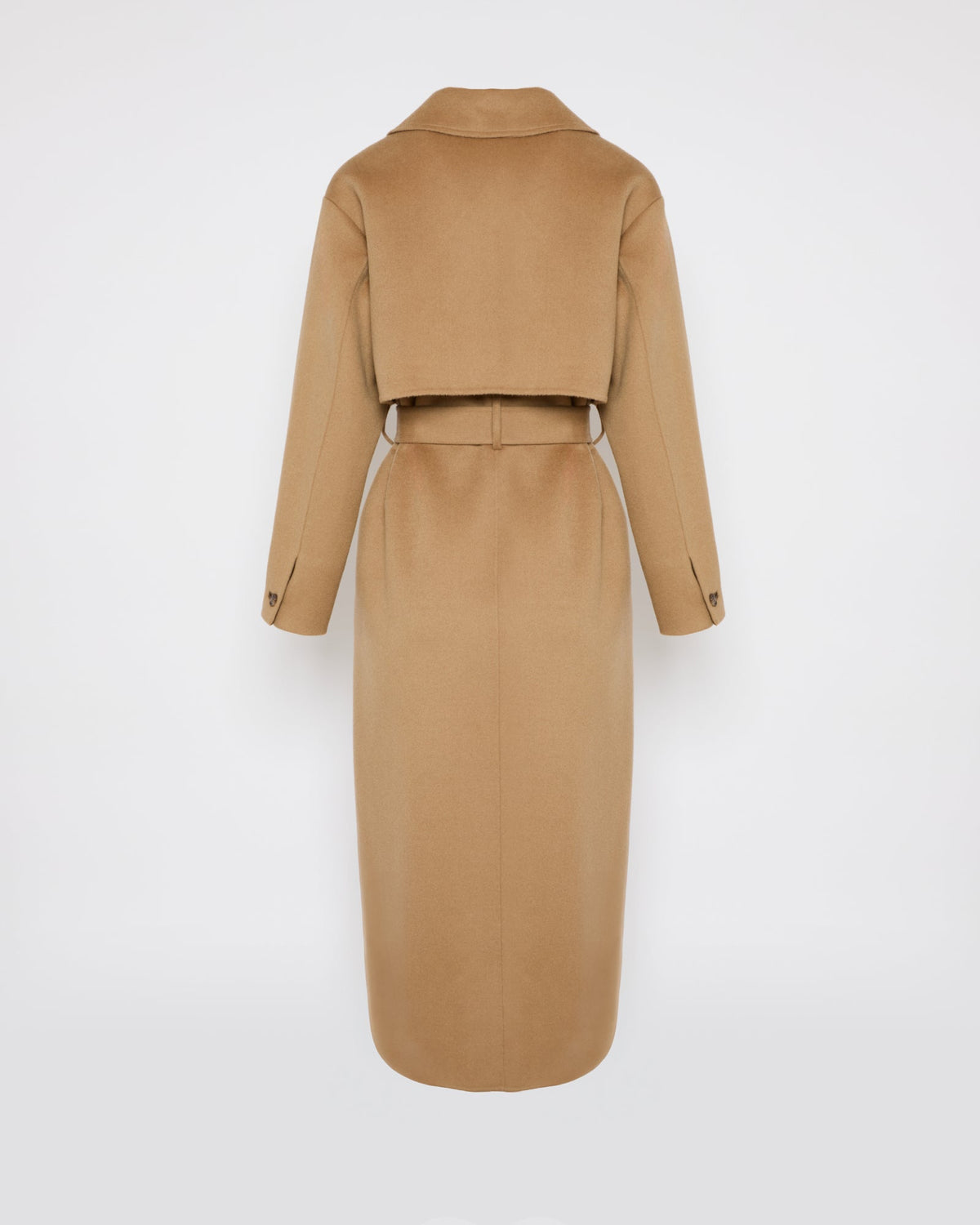 Rosamund | Ankle-Length Double-Face Trench Coat - Camel – photo 2