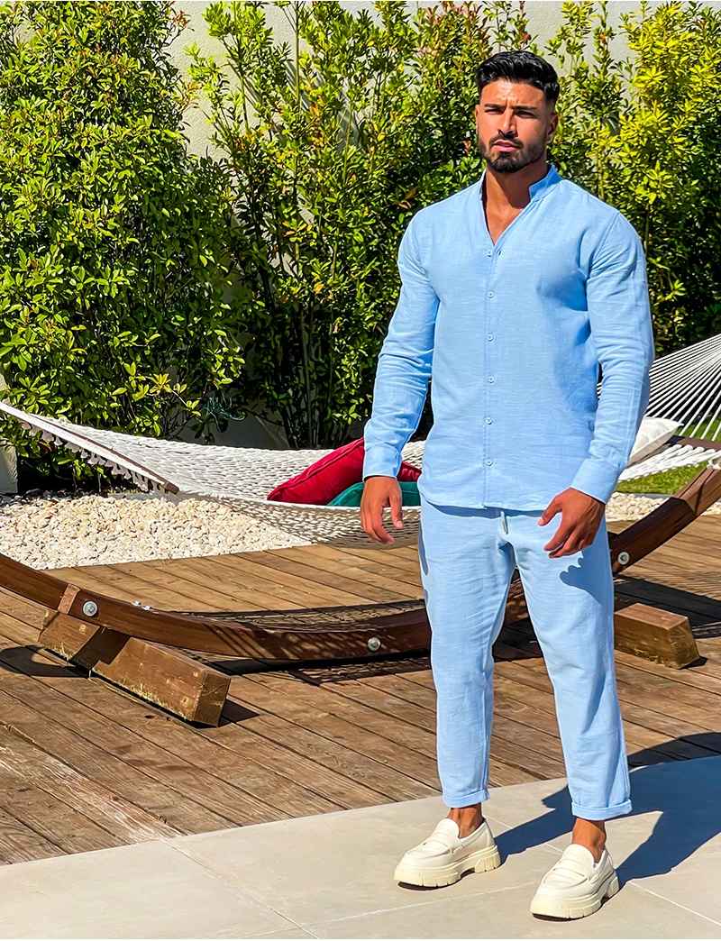 Rowan Men's Linen Co-Ord Set – photo 7