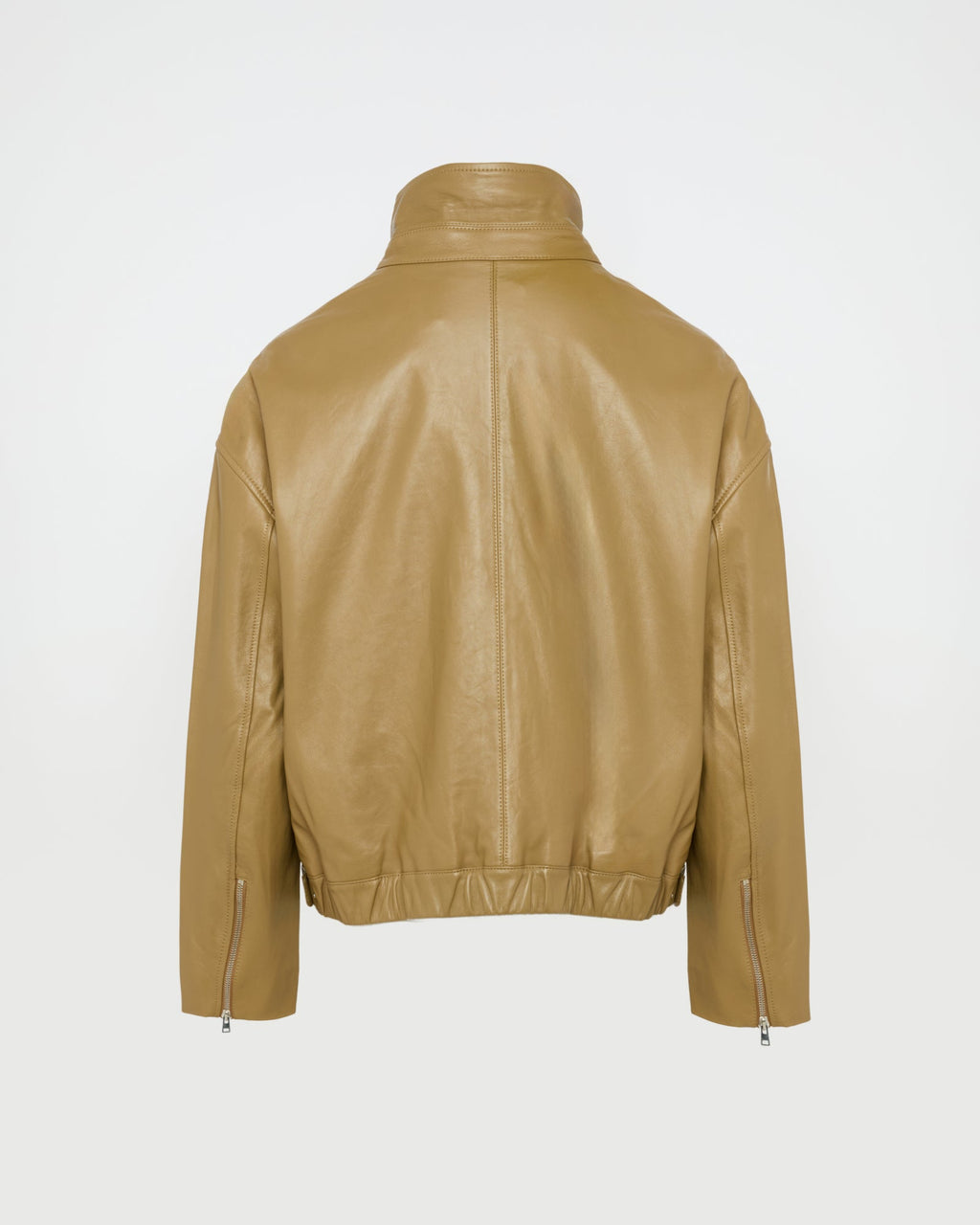 Saffron | High-Neck Oversized Blouson - Camel – photo 7