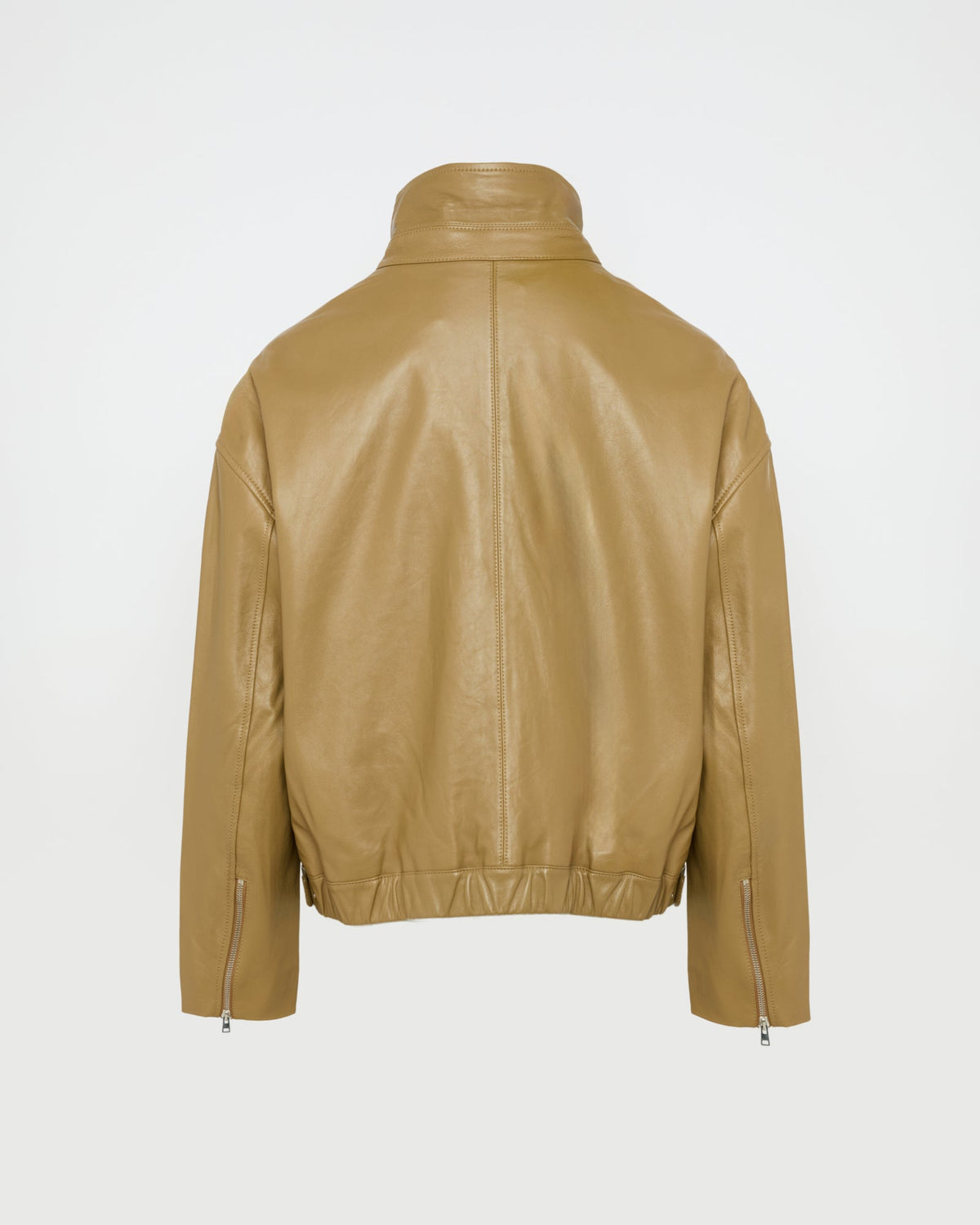 Saffron | High-Neck Oversized Blouson - Camel – photo 7
