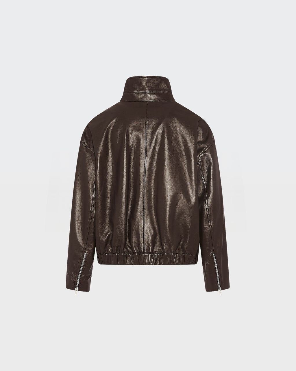Saffron | High-Neck Oversized Blouson - Cocoa – photo 6