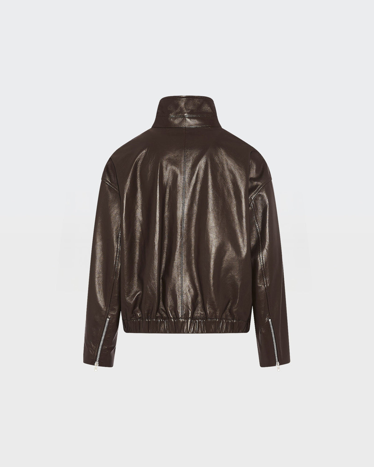 Saffron | High-Neck Oversized Blouson - Cocoa – photo 6