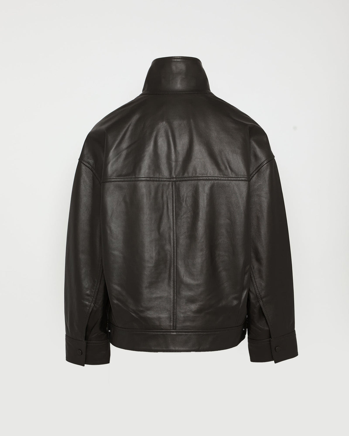 Tamsin | Funnel-Neck Aviator Jacket - Black – photo 6
