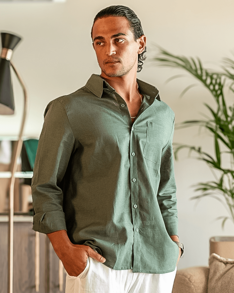 Tarleton Men's Linen Shirt – photo 8