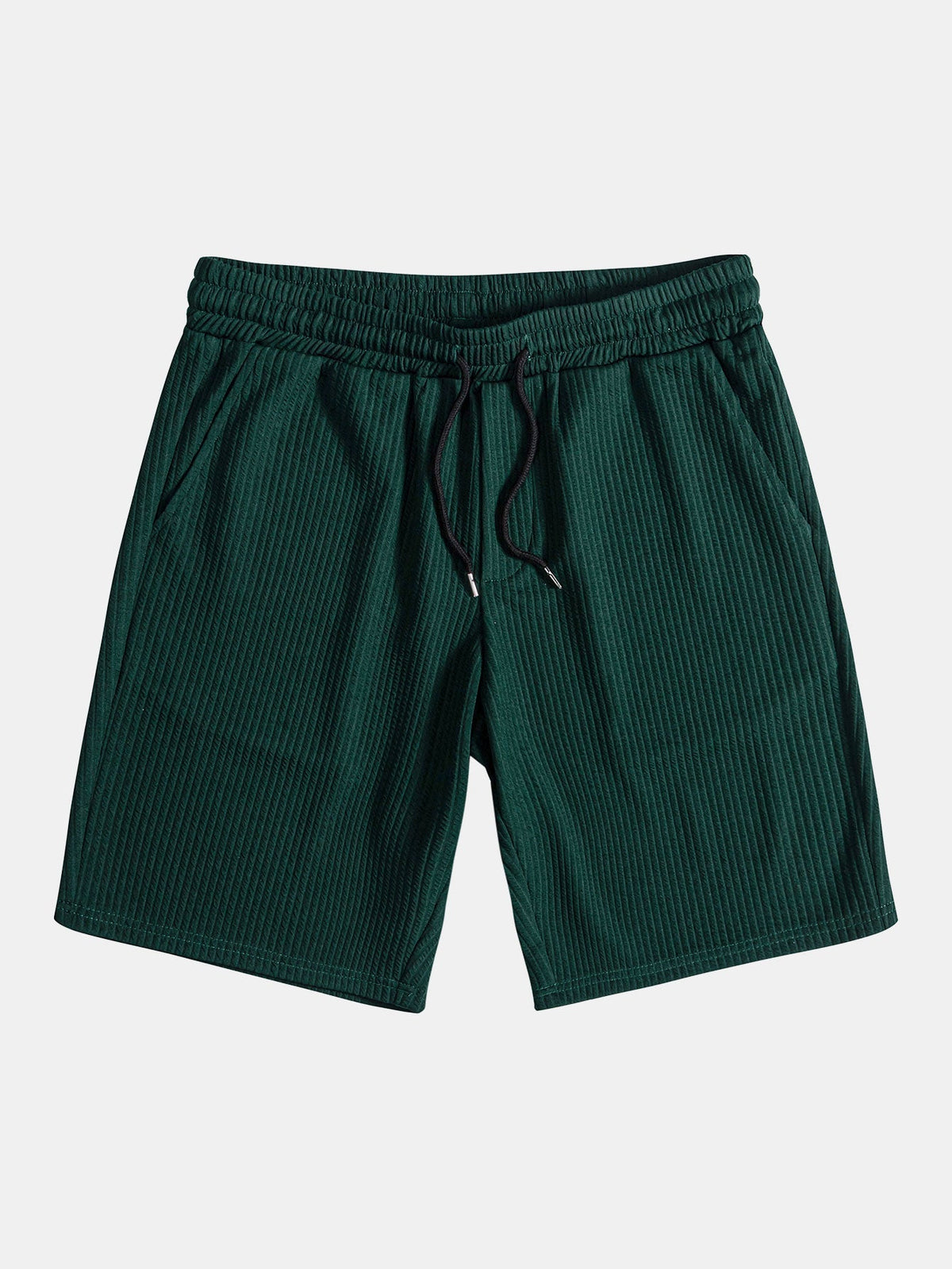 Thorne Men's Textured V-Neck Polo & Shorts Set – photo 19
