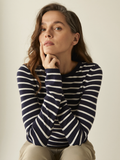 Vivienne | Double-Knit Crew-Neck Jumper | Velbrooke