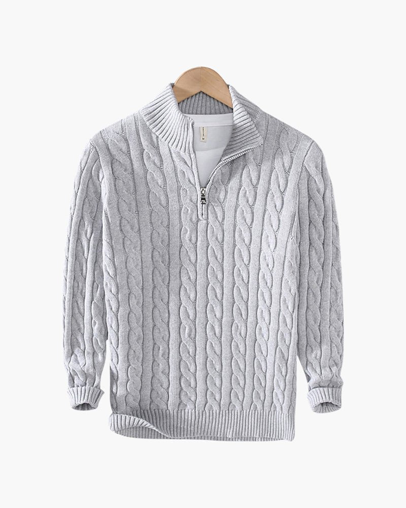 Wexley Men's Cotton Half-Zip Jumper | Velbrooke