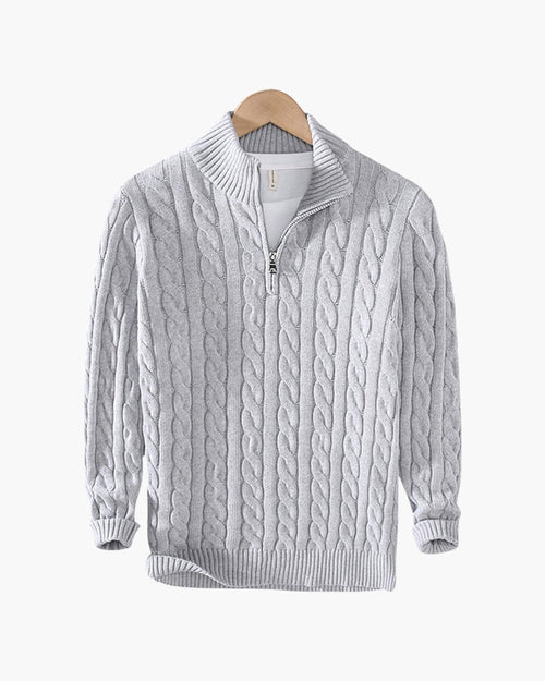 Wexley Men's Cotton Half-Zip Jumper | Velbrooke