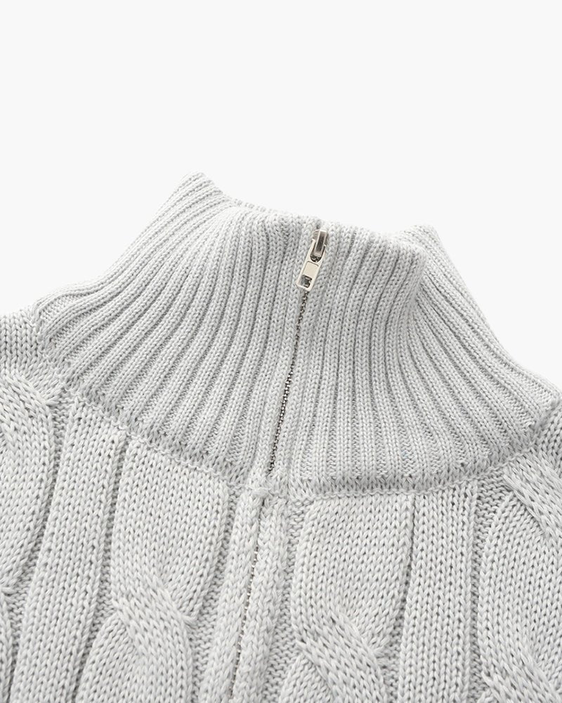 Wexley Men's Cotton Half-Zip Jumper – photo 4