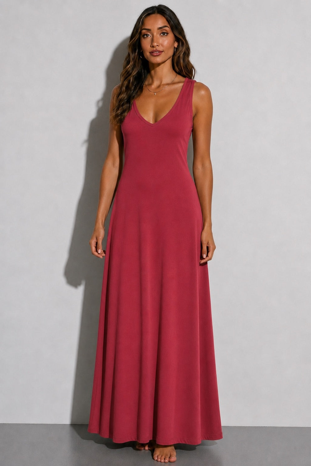 Wynn Maxi Dress - Rosewood | Velbrooke